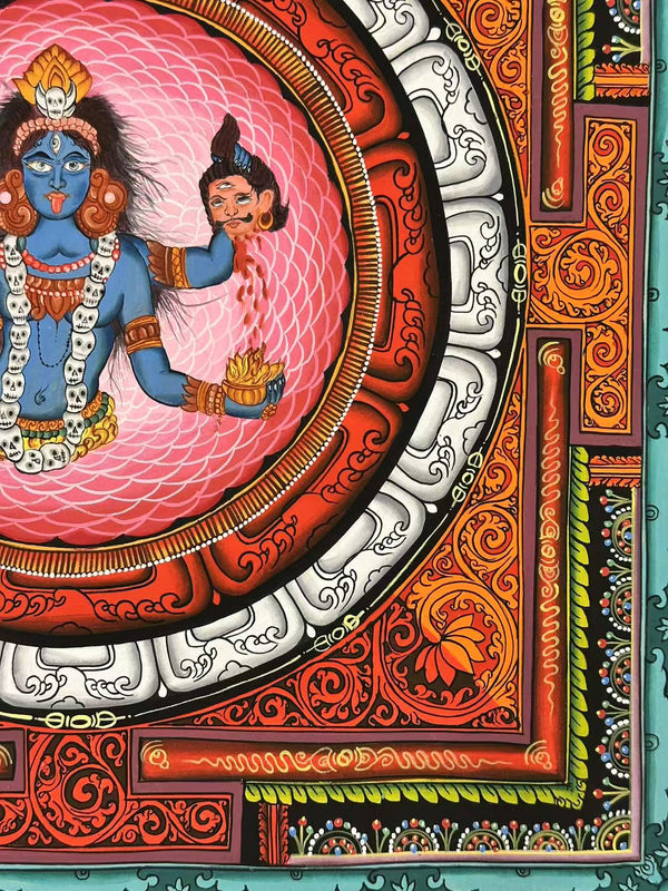 Kali Mandala Thangka