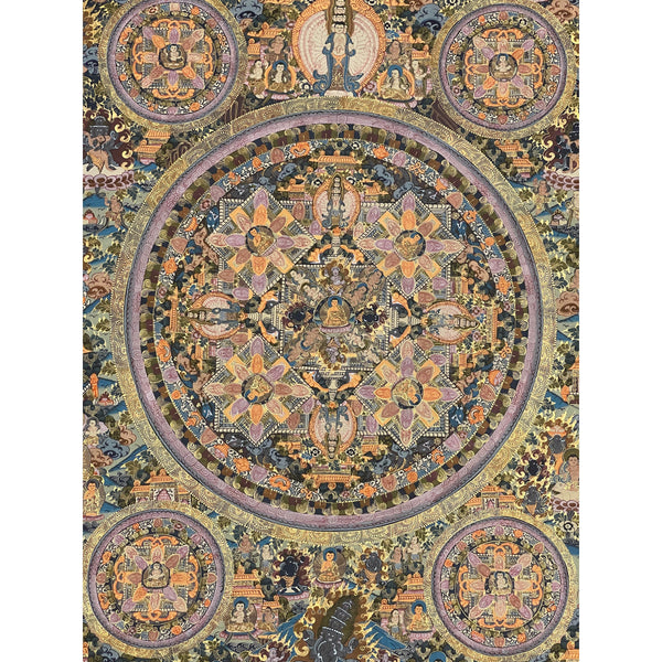 Buddha Life Story Mandala Thangka