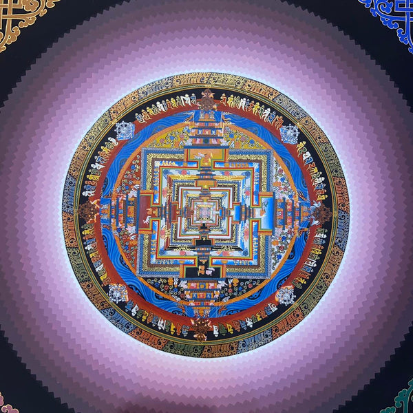 Kalachakra Mandala Tibetan Thangka Painting