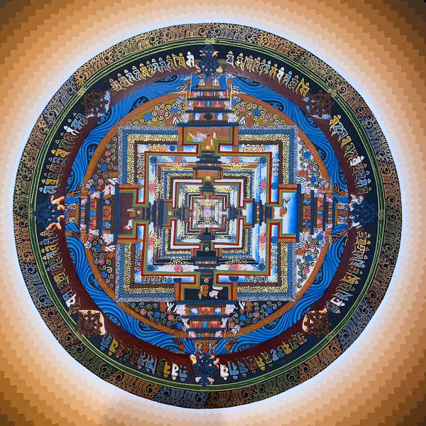 Kalachakra Mandala Tibetan Thangka Painting