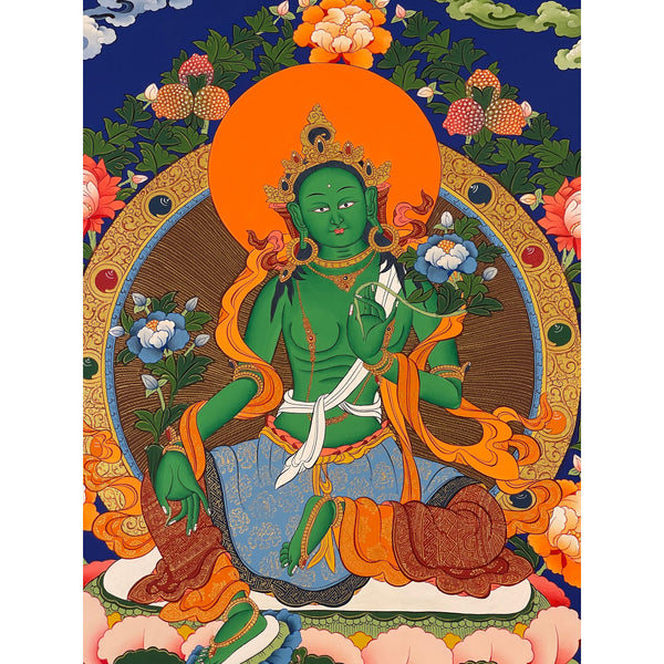 Green Tara Thangka