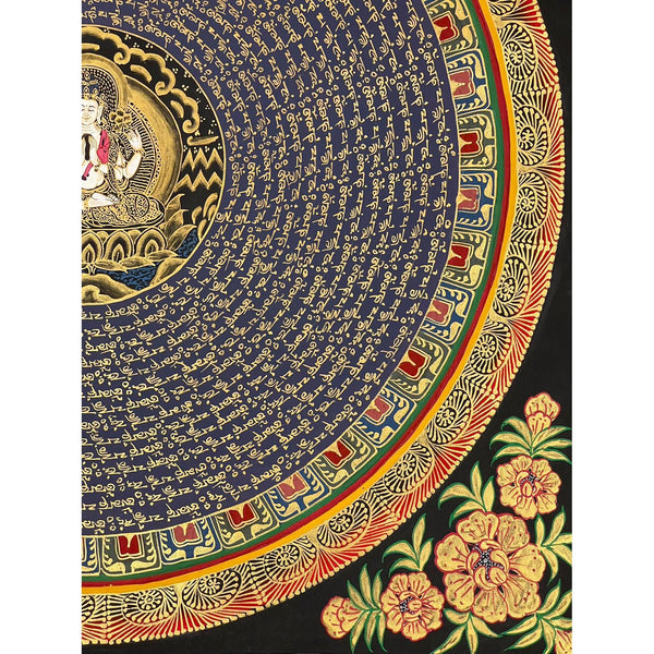 Om Mantra Mandala Thangka