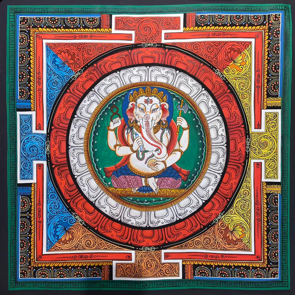 Ganesh Mandala Thangka