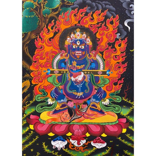 Two Arm Mahakala Thangka