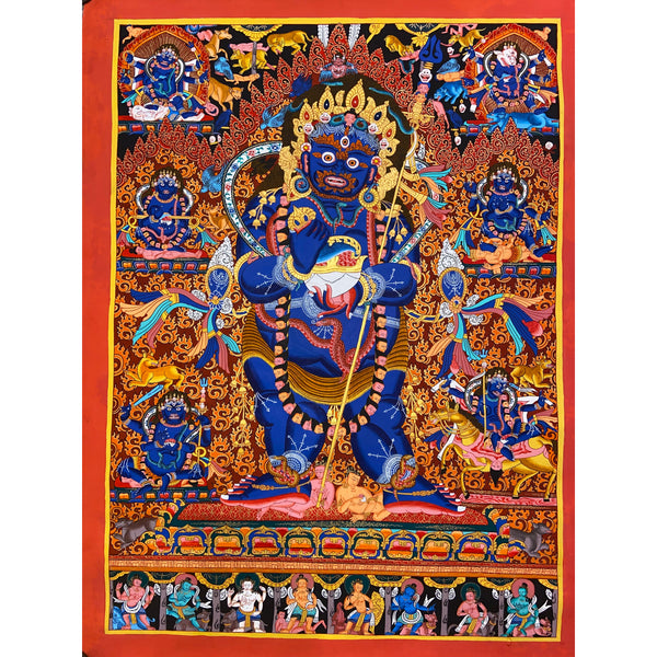 Two Arm Mahakala Thangka