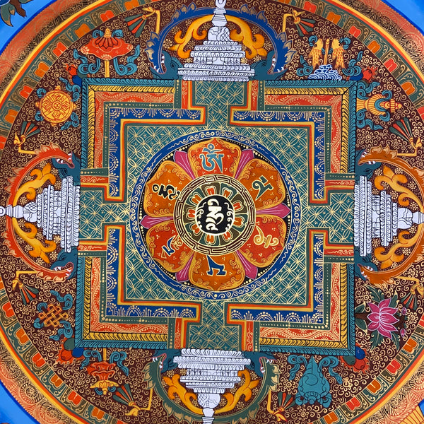 Kalachakra Mandala Tibetan Thangka Painting