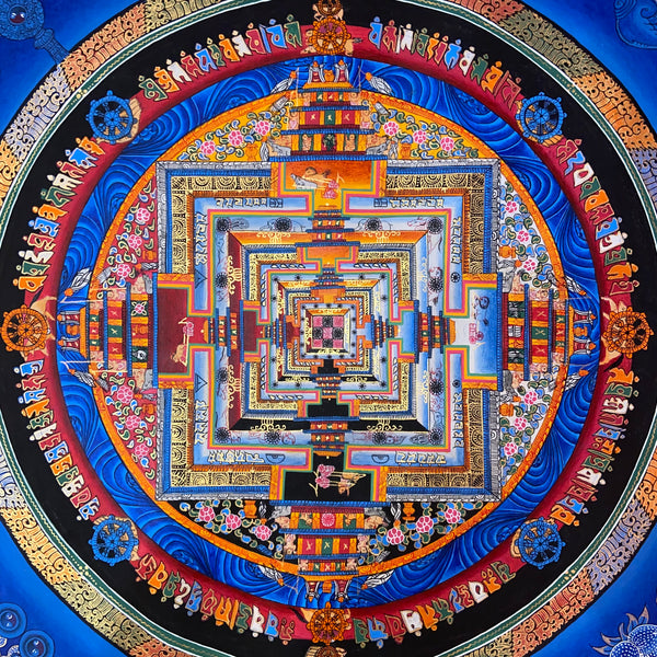 Kalachakra Mandala Tibetan Thangka Painting