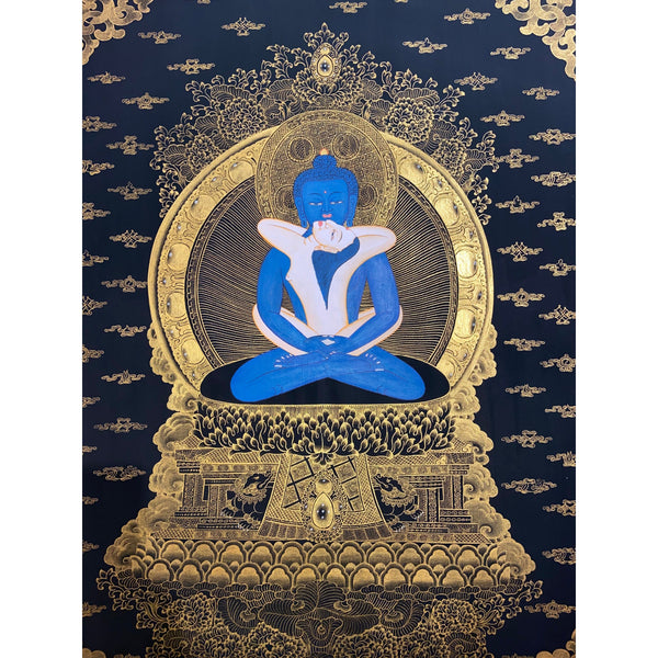 Buddha Shakti Yab-Yum Tibetan Thangka Painting