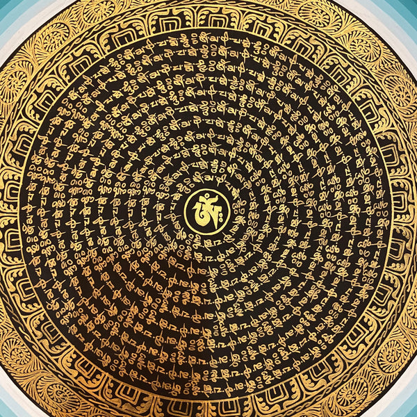 Om Mantra Mandala Thangka