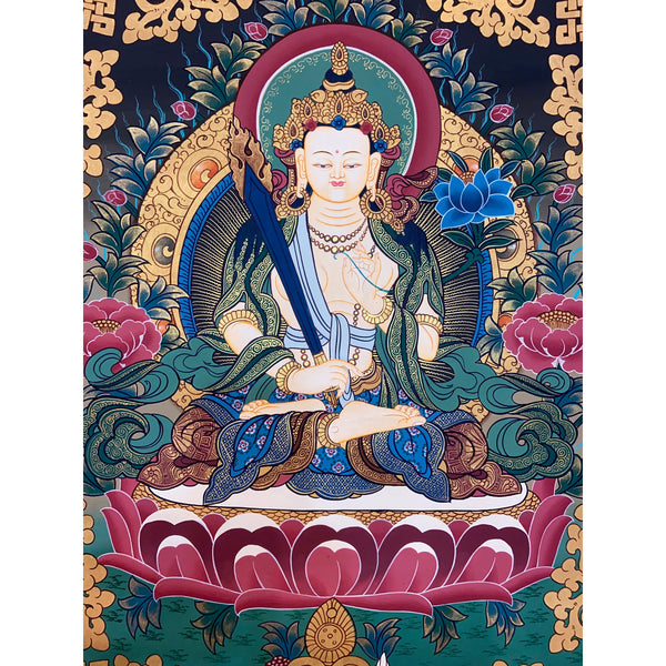 White Manjushri Thangka