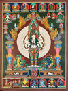 Avalokiteshvara Thangka Painting - Art Of Tibet