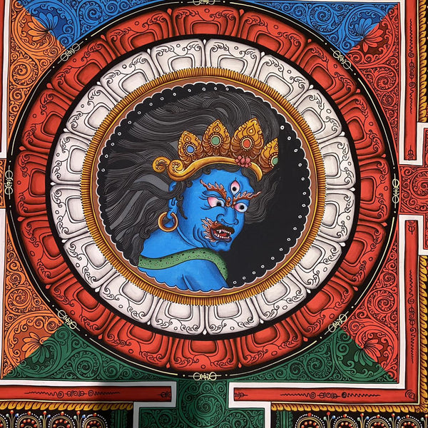 Bhairav Mandala Thangka - Art Of Tibet