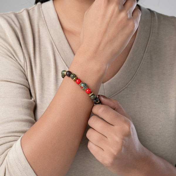 Bloodstone Vitality Bracelet - Art Of Tibet