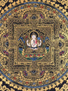 Chenrezig Mandala Thangka - Art Of Tibet