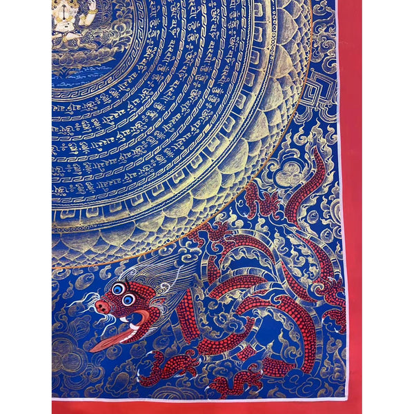 Chenrezig Mandala Thangka - Art Of Tibet