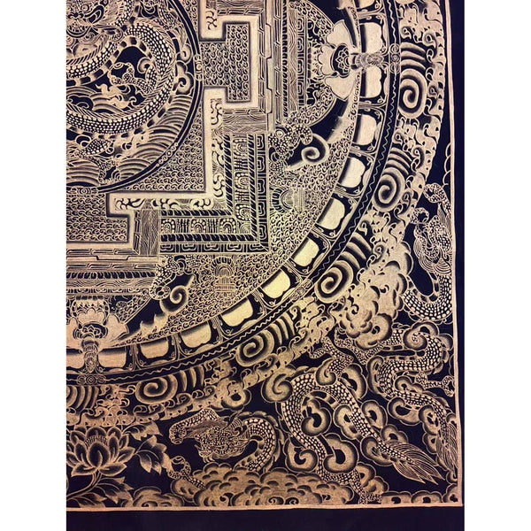 Dragon Mandala Thangka - Art Of Tibet