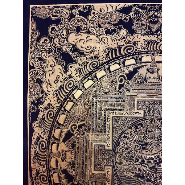 Dragon Mandala Thangka - Art Of Tibet