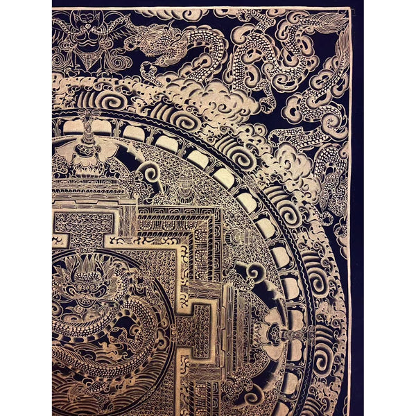 Dragon Mandala Thangka - Art Of Tibet