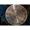 Flower of Life with Tibetan Deities Carving Gong