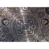 Flower of Life with Tibetan Deities Carving Gong