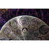Flower of Life with Tibetan Deities Carving Gong