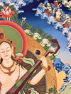 Goddess Saraswati Thangka - Art Of Tibet