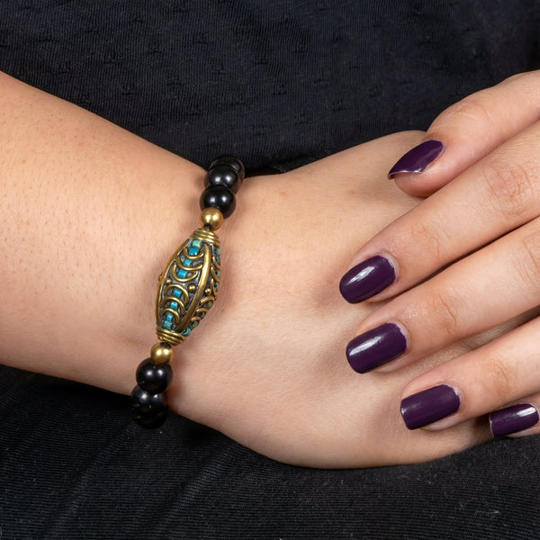 Grounding Protector Obsidian Bracelet - Art Of Tibet