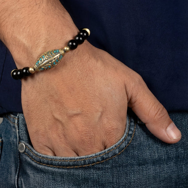 Grounding Protector Obsidian Bracelet - Art Of Tibet