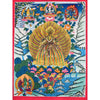 Guru Rinpoche Padmasambhava Rainbow Body Thangka - Art Of Tibet