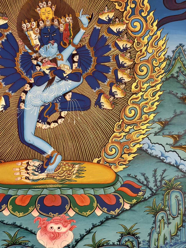 Hevajra Masterpiece Thangka - Art Of Tibet