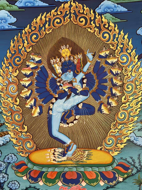 Hevajra Masterpiece Thangka - Art Of Tibet