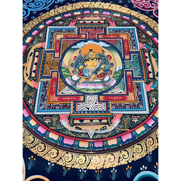 Jambhala Mandala Thangka - Art Of Tibet