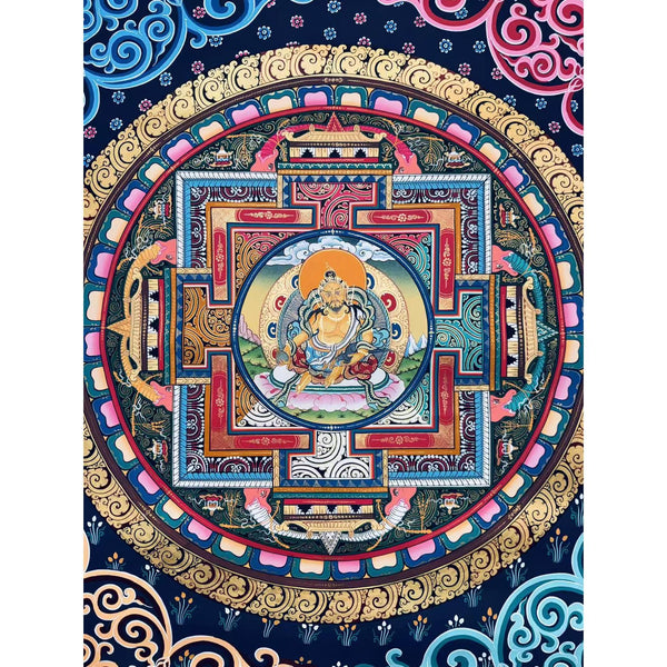 Jambhala Mandala Thangka - Art Of Tibet