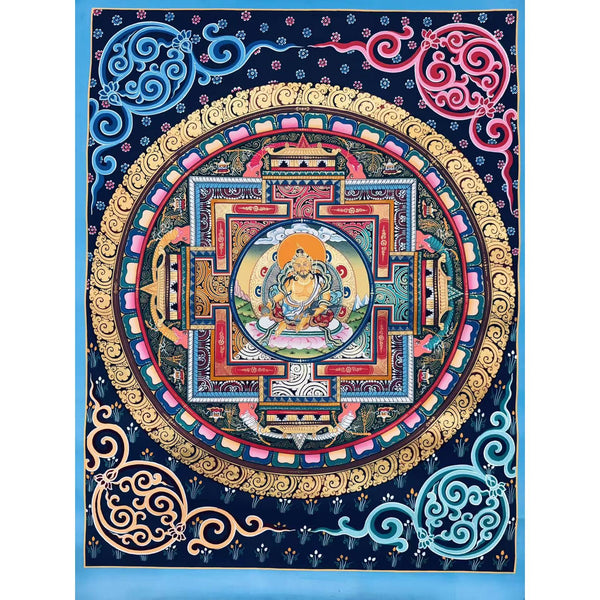 Jambhala Mandala Thangka - Art Of Tibet