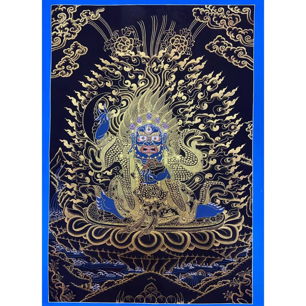 Kagyu Mahakala Bernagchen Thangka - Art Of Tibet