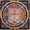 Kalachakra Mandala Large Tibetan Thangka Painting - Art Of Tibet