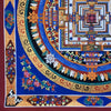 Kalachakra Mandala Large Tibetan Thangka Painting - Art Of Tibet