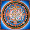 Kalachakra Mandala Large Tibetan Thangka Painting - Art Of Tibet