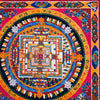 Kalachakra Mandala Large Tibetan Thangka Painting - Art Of Tibet