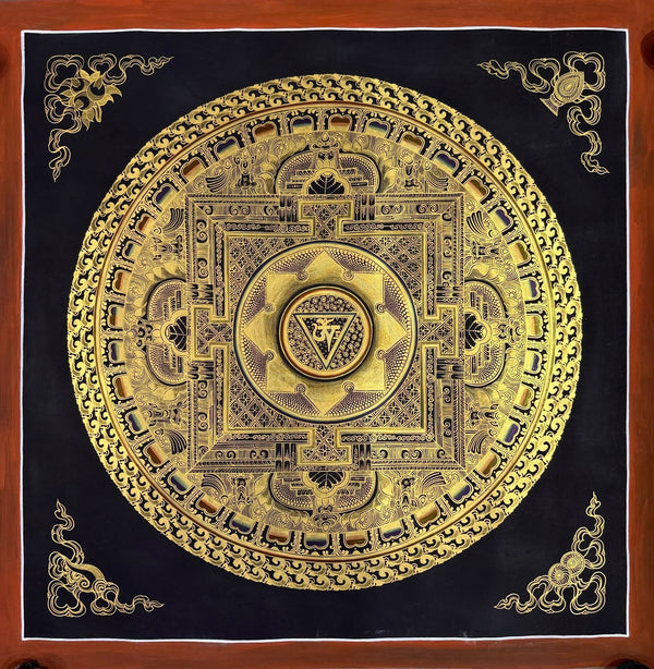 Kalachakra Mandala Tibetan Thangka Painting - Art Of Tibet