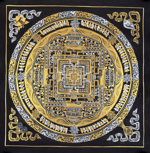 Kalachakra Mandala Tibetan Thangka Painting - Art Of Tibet
