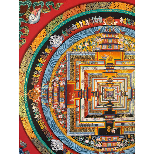 Kalachakra Mandala Tibetan Thangka Painting - Art Of Tibet