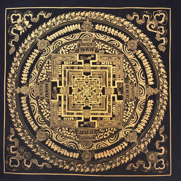 Kalachakra Mandala Tibetan Thangka Painting - Art Of Tibet