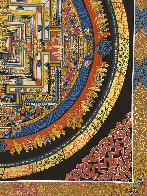 Kalachakra Mandala Tibetan Thangka Painting - Art Of Tibet