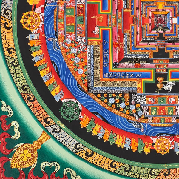 Kalachakra Mandala Tibetan Thangka Painting - Art Of Tibet