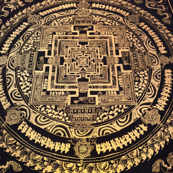 Kalachakra Mandala Tibetan Thangka Painting - Art Of Tibet