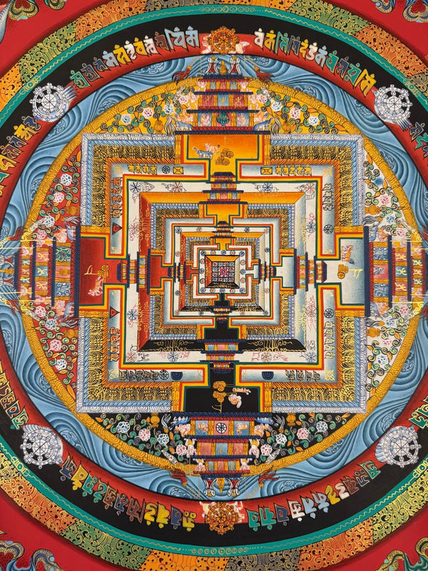 Kalachakra Mandala Tibetan Thangka Painting - Art Of Tibet