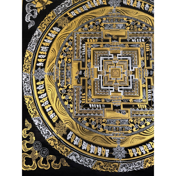 Kalachakra Mandala Tibetan Thangka Painting - Art Of Tibet