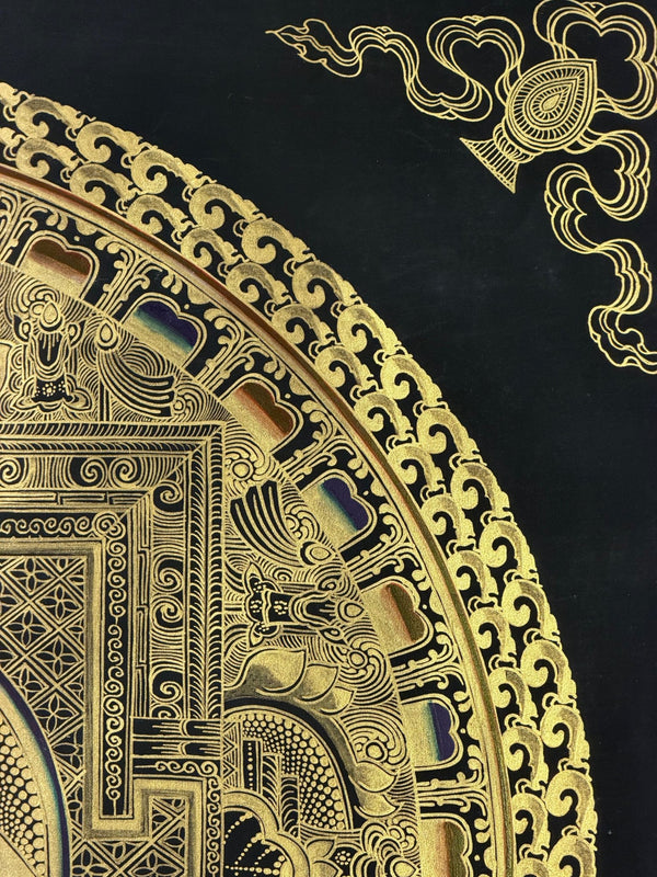 Kalachakra Mandala Tibetan Thangka Painting - Art Of Tibet