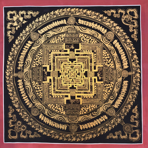 Kalachakra Mandala Tibetan Thangka Painting - Art Of Tibet